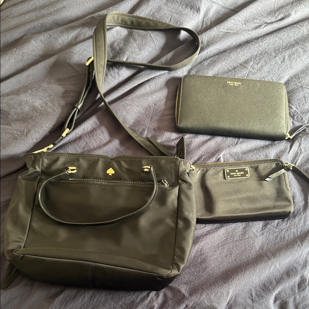 Kate Spade Black Shoulder Bag bundle